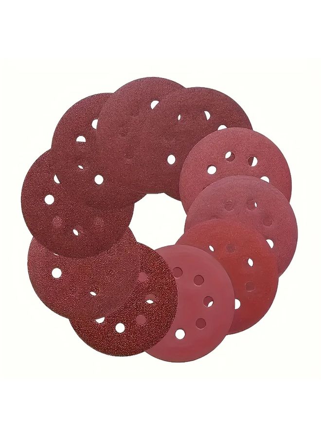 100pcs 5 Inch 125mm Sanding Discs 8 Hole Grits 60 to 1000 for Random Orbital Sander - Image 2